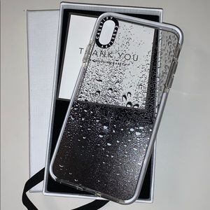 Casetify iPhone XS MAX case Raindrops